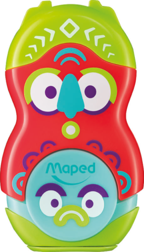 MAPED DUO (dzēšgumija+zīmuļu asināmais) pilns galda displejs
