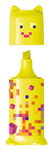 Teksta marķieri MAPED Mini "Pixel Party" 4 krāsas blisterī