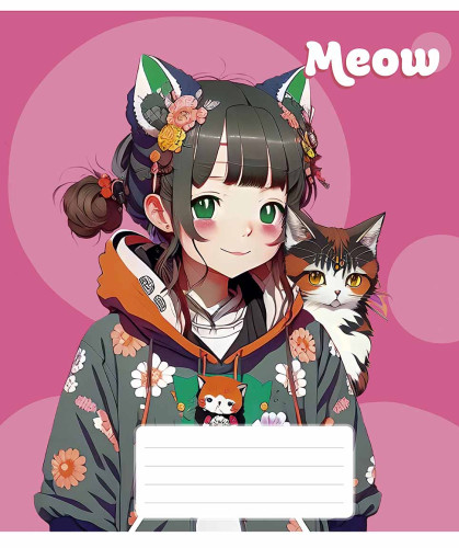 Klade 48lp 170*203mm 55g/m2 "Star" = ''Meow'' 3302