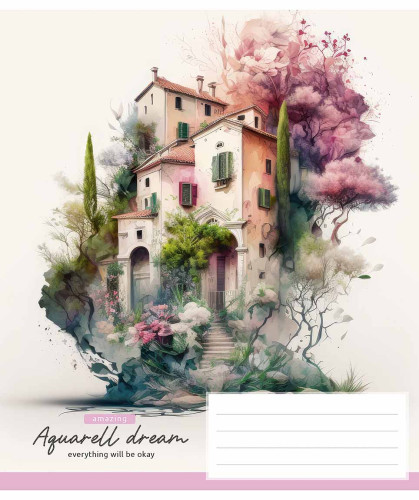 Klade 48lp 170*203mm 60g/m2 = ''Aquarell dream'' 3289