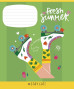 Burtnīca 18lp 170*203mm 60g/m2 = ''Fresh summer'' 3412