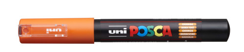 Marķieris ūdens bāzes UNI Posca PC-1M oranžs (4)