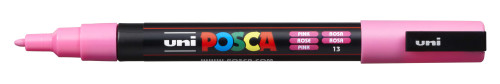 Marķieris ūdens bāzes UNI Posca PC-3M rozā (13)