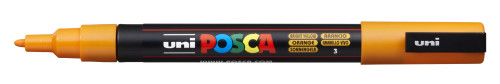Marķieris ūdens bāzes UNI Posca PC-3M gaiši oranžs (3)