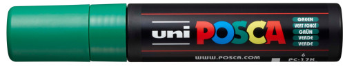 Marķieris ūdens bāzes UNI Posca PC-17K zaļš (6)