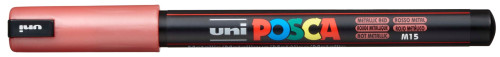 Marķieris ūdens bāzes UNI Posca PC-1MR metalizēti sarkans (M15)