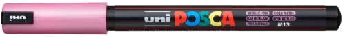 Marķieris ūdens bāzes UNI Posca PC-1MR metalizēti rozā (M13)