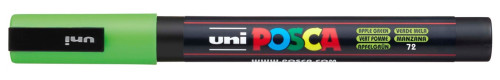 Marķieris ūdens bāzes UNI Posca PC-3M ābolu zaļš (72)