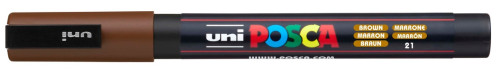 Marķieris ūdens bāzes UNI Posca PC-3M brūns (21)
