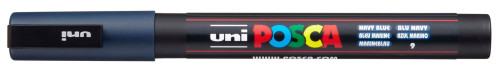 Marķieris ūdens bāzes UNI Posca PC-3M tumši zils (9)