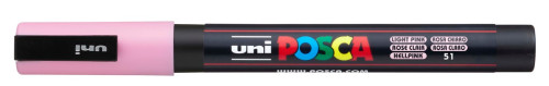 Marķieris ūdens bāzes UNI Posca PC-3M pasteļrozā (51)