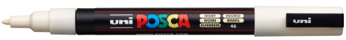 Marķieris ūdens bāzes UNI Posca PC-3M ziloņkaula (46)