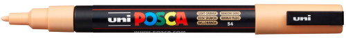Marķieris ūdens bāzes UNI Posca PC-3M pasteļoranžs (54)