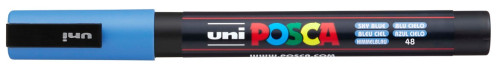 Marķieris ūdens bāzes UNI Posca PC-3M debess zils (48)