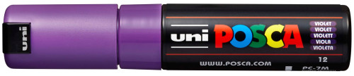 Marķieris ūdens bāzes UNI Posca PC-7M violets (12)