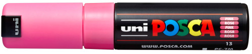 Marķieris ūdens bāzes UNI Posca PC-7M rozā (13)