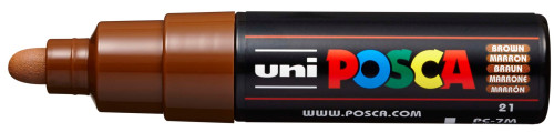 Marķieris ūdens bāzes UNI Posca PC-7M brūns (21)