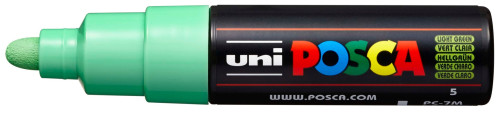 Marķieris ūdens bāzes UNI Posca PC-7M pasteļzaļš (5)