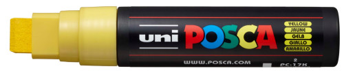 Marķieris ūdens bāzes UNI Posca PC-17K dzeltens (2)