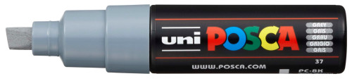 Marķieris ūdens bāzes UNI Posca PC-8K pelēks (37)