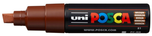 Marķieris ūdens bāzes UNI Posca PC-8K brūns (21)