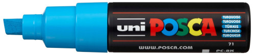 Marķieris ūdens bāzes UNI Posca PC-8K tirkīzzils (71)