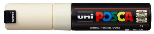 Marķieris ūdens bāzes UNI Posca PC-8K ziloņkaula (46)