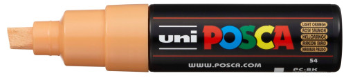 Marķieris ūdens bāzes UNI Posca PC-8K pasteļoranžs (54)