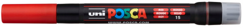 Marķieris ūdens bāzes UNI Posca PCF-350 sarkans (15)