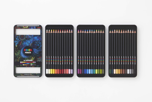 Zīmuļkrāsas UNI Posca KPE-200 36 krāsas
