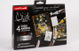 Marķieru-krītu UNI Chalk PWE-5M komplekts N02 "Christmas Scandinavian" 4 krāsas