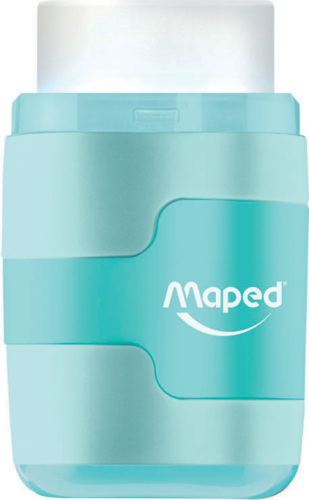 Zīmuļu asināmais 2d + dzēšgumija  MAPED Connect Pastel