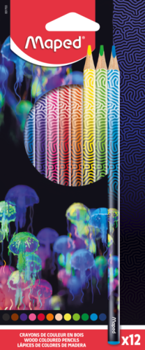 Zīmuļkrāsas MAPED "Deepsea Paradise" 12 krāsas