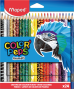 Zīmuļkrāsas MAPED "Color`Peps Animals" 24 krāsas FSC