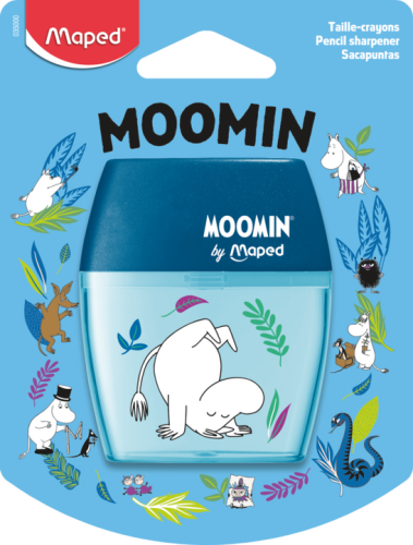 Zīmuļu asināmais MAPED Shaker "Moomin" 2d blisterī