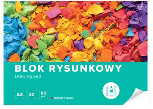 Zīmēšanas albums INTERDRUK A3 20lp