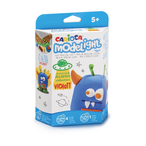 Modelēšanas mīkla CARIOCA  Aliens "Vichott" 140g