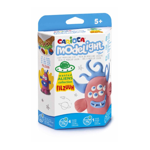 Modelēšanas mīkla CARIOCA  Aliens "Filzuuh" 140g
