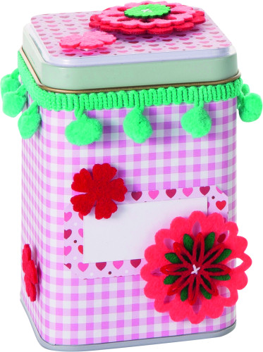 Filca dekors FOLIA 11gab. ziedi "Berry"