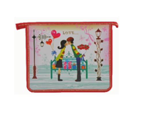 Mape ar rāvējslēdzēju POLIMER A5 "Love" 460411