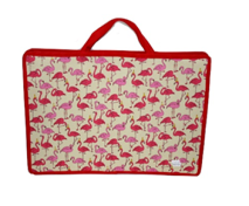 Mape ar rāvējslēdzēju POLIMER 460*340mm "Flamingo" 450101