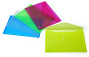 Mape-aploksne HFP EXXO velcro aizdare A5+(250*180mm) horizontālā sarkana