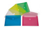Mape-aploksne HFP EXXO velcro aizdare A6+(160*120mm) horizontālā sarkana