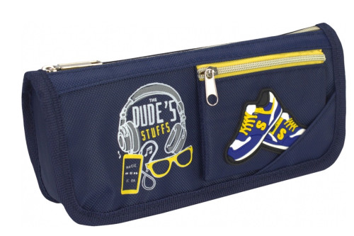 Penālis-maciņš Cool4School "Stoffs'' zils+dzeltens 87153