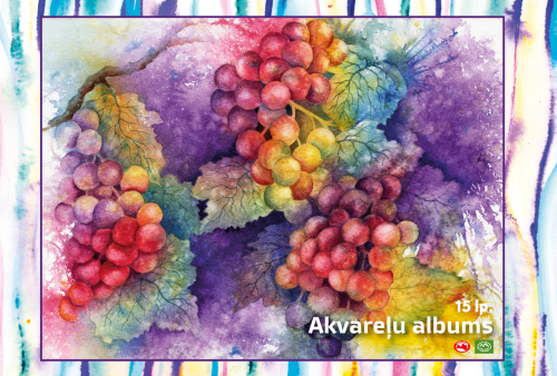 Albums akvareļiem A3 210g/m2 15lp
