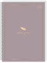 Koledžbloks INTERDRUK A5 100lp # mīksts vāks, Metallic satin