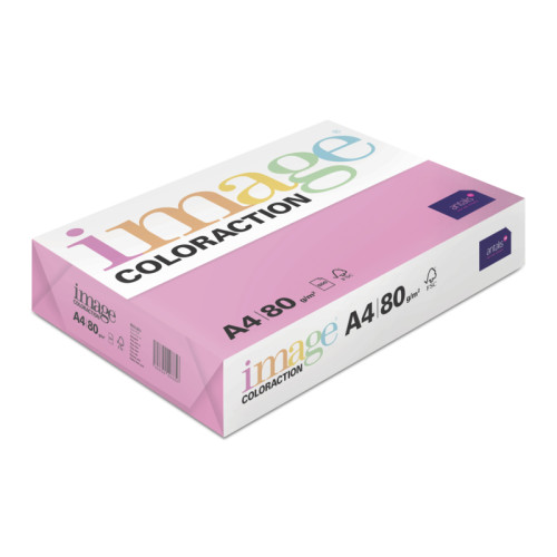 Papīrs IMAGO COLOR 80g A4 500lp Malibu neon rozā