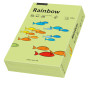 Papīrs RAINBOW 160g/m2 A4 250lp salātu zaļš Nr.74