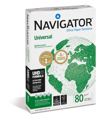 Papīrs NAVIGATOR Universal A4 80g/m2 500lp
