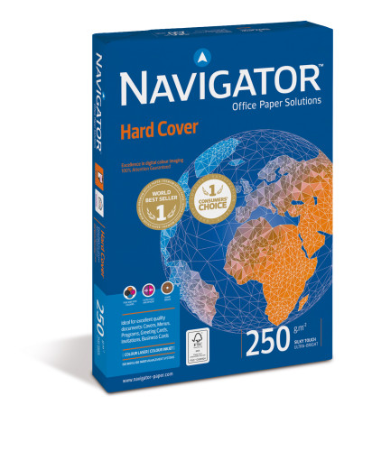 Papīrs NAVIGATOR Hard Cover A4 250g/m2 125lp